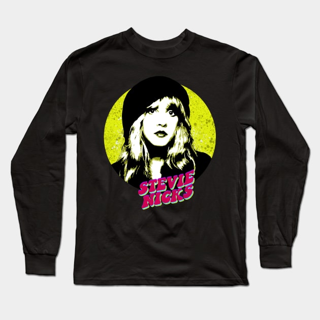 Stevie Nicks Long Sleeve T-Shirt by RAINYDROP